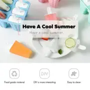 12-Piece Silicone Ice Pop Molds Reusable Ice-lolly Molds BPA Easy-releas