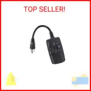 Woods Cable 2001 Outdoor 24-Hour Mechanical Light Sensor Timer, Black
