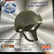 Champion Pro-Ultimate Snell Skull Cap Equestrian Riding Helmet - 7 5/8 MATTE BLK