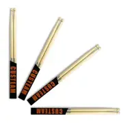 5A Drumsticks - 4 Pair Drum sticks Set with Individual Packaging- Teardrop Wo...