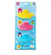 Pinkfong Baby Shark Family Bath Time Play Set 3figure Shower Boat Toy