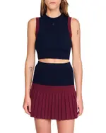 Sandro Two Tone Knit Top