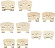 10-Piece Maple Violin Bridge Set in 5 Sizes: 1/8 to 4/4
