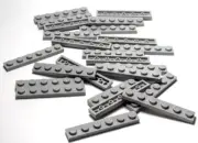 Lego - Lot of 24 - Grey / Gray, Plate 1 x 6