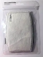 NEW PM2.5 Activated Carbon Replacement FILTER for Face Mask - 5 Filters