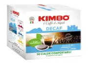 COFFEE KIMBO DECAFFEINATO - DECAFFEINATED - Box 50 PODS ESE44 7.3g