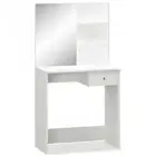Dressing Table Chipboard Home Makeup Vanity Cosmetic Table White/Oak vidaXL