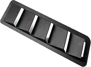 Pair Universal Car Front Bonnet Vents Hood Air Flow Vent Louver Grille Compatible For BENZ And Compatible For Compatible For Honda(Matte Black)