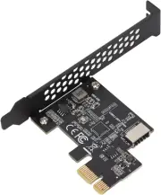 PCIE to Type E Riser Card Expansion Card, USB3.2 PCI E Riser Card for Win XP 7 8
