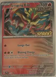 Pokémon Surging Sparks Gouging Fire Pre Release Deck New And Sealed.