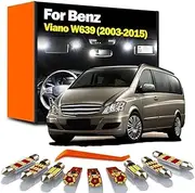LED Interior Dome Map Light Kit, For Mercedes Benz Viano W639 2003-2013 2014 2015 Car Accessories Led Bulbs