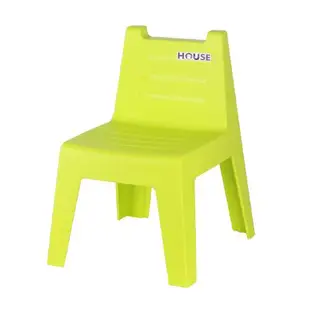 HOUSE 學童椅超厚實/塑膠椅/休閒椅/兒童餐桌椅-1入 台灣製造 三色可選