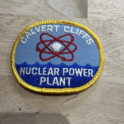 Vintage Calvert Cliffs Nuclear Power Plant Park Maryland Travel Patch