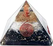 Shungite Orgone Pyramid Energy Generator - Selenite Crystals - Orgonite - Negative Energy Protection - Copper - Meditation Stones – Healing Energy Generator