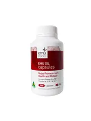 Emu Tracks Emu Oil 250 Capsules, Helps Promote Joint Health & Mobility