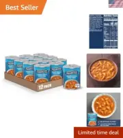 Easy & Nutritious Creamy Tomato with Penne Canned Soup, 12 Pack of 18.5 oz