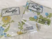 Vintage 60s Pacific Double Flat Sheet & Pillow Cases - NOS Floral Fabric