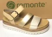 Remonte Womens Jocelyn 55 Metallic Muschel Light Gold Tan 40