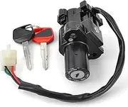 Ignition Key Switches for CBR600 F4 F4I / CB750 F2 CB Seven Fifty/XLV650 XL650 for Transalp 35100-MCW-A01 35100-MCW-L60 Ignition Switch with Key Ignition Barrel Key Switch