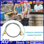 Cylinder Tank Coupler Bottle Adaptor Outdoor Gas Stove Propane Refill Adapter AU