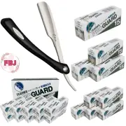 Feather Razor Artist Club SR Leather Black & Pro Guard PG-15 15sheets Blades Set