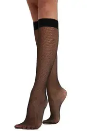 Wolford Twenties Econyl Net Knee Highs 31582