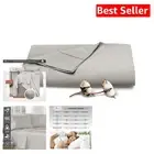 Crisp & Cool King Flat Sheet - 400 Thread Count Combed Cotton, Machine Washable