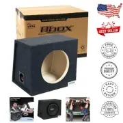Wedge-Shaped 10-Inch Subwoofer Enclosure - Optimal Bass for Car Audio Systems