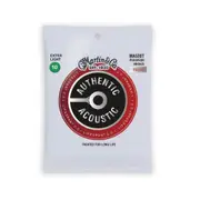 Martin Guitar Authentic Treated Strings 92/8 Phosphor Bronze MA530T Custom Light