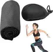 sweat sports towel, travel quick dry towel, lightweight running towel, soft microfiber travel cooling towel, absorbent and lightweight quick dry towel for sports