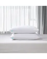 Martha Stewart Tencel/Cotton Blend Tencel-Around Feather And Down Pillow (2Pk) - Medium Firm