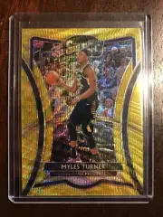 Myles Turner 2019-20 Panini Select China Tmall Gold Wave SSP Premier 185