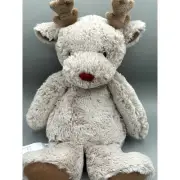 The Little White Company Jingles Reindeer Medium Plush Toy Doll NWT