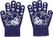 [丸眞] Marushin 2065049800 Mickey Smile Spark Gloves Kindergarten Kindergarten Entry Children Back to School Toddler Elementary School Safety Cotton Small