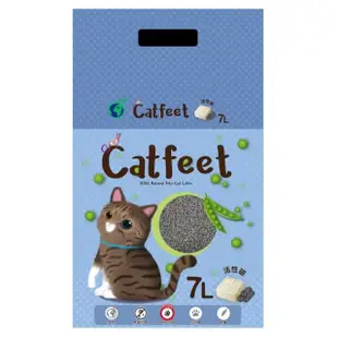 【CatFeet】天然環保破碎型豆腐砂 7L*4包組(破碎豆腐貓砂)