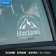 【Horizon 天際線】品牌理念車貼｜Go! Back to Nature.防水汽車貼紙｜走出戶外，走進大自然｜回歸自然，保持純真｜歡迎洽詢 Horizon Outdoor 車貼免費索取方案