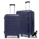 KANGOL - 英國袋鼠24+28吋輕量耐磨可加大PP行李箱-多色可選 藏青色