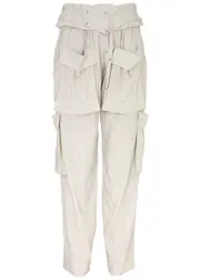 Isabel Marant Hadja Cargo Trousers - White - 38 (UK10 / S) 38 (UK10 / S)