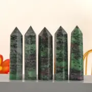 Wholesale Lot 1 Lb Natural Ruby Zoisite Stone Obelisk Tower Crystal Wand Energy