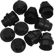 OSOLADY 10pcs Wheel Nut Covers Tire Lug Nut Caps for Vehicle Hub Easy to Install Sleek Design for Enhanced Appearance