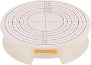 Non Slip Rotating Cake Turntable Base with Scale Durable Lightweight Cake Decorating Stand for Baking PP Plastic 900g
