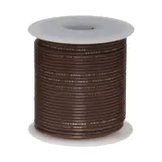 14 AWG Gauge SXL Automotive Stranded Hook Up Wire, 25 ft, Brown, 60 Volts