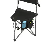 Extra Large Folding Tripod Stool with Backrest - Ideal for Camping and Fishing