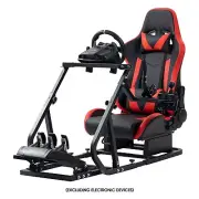 Hottoby Racing Simulator Cockpit Stand with Racing Seat Fit for Logitech G920