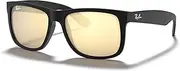 [Ray-Ban] Ray Ban RB4165 622/5A 55M Rubber Black/Light Brown Mirror Gold