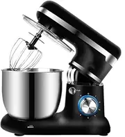 Food Mixer,1200W Electric Stand Mixer with 4 Litre Mixing Bowl,Includes Beater, Dough Hook and Balloon Whisk, for Cake, Batter, Bread, Desserts and More-5L