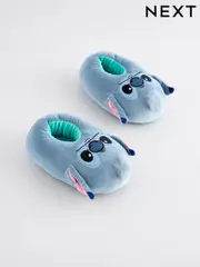 Blue Lilo and Stitch Plush Slippers (Q91911) | $35 - $42