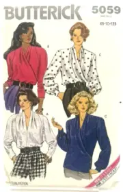 Butterick Pattern #5059 - Blouse - (8-10-12)