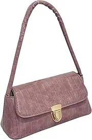 [MOBUTOFU] Retro Quilted Bag for Women Portable Shoulder Pouch Multiple Compartments for Daily Work and Travel