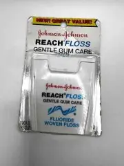 Vintage Reach Johnson & Johnson Reach Floss Gentle Gun Care - Vintage. Sealed